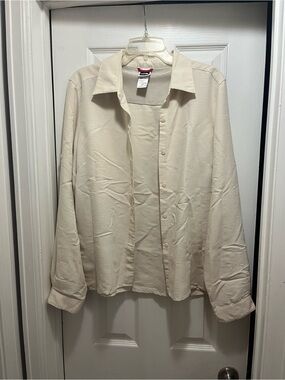 North Face Cream Button-Up Shirt
